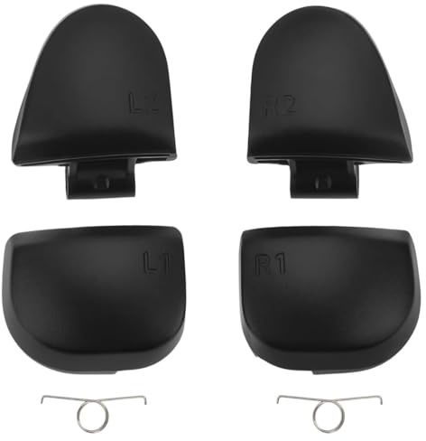 WUYJI Kits accessoires pour PlayStation 5,Un ensemble de boutons et ressorts de remplacement L2, R2, L1 et R1 pour la manette Sony PlayStation PS5 (V1).