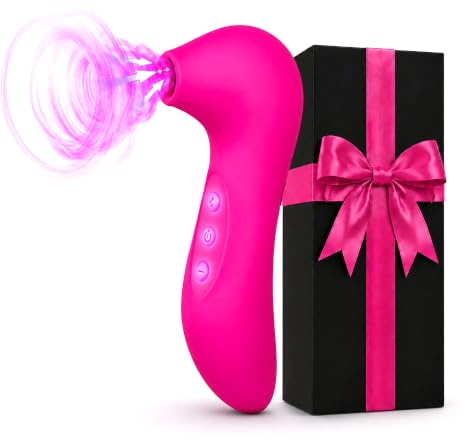 Suckers Vibrators for Woman, Adult Toys with 10 Vibrating Sucking Nipple Clitoral Stimulator Vibrator, Waterproof Sex Suction Vibrater Sex Toy Silent G-Spot Stimulation Sex Toyscouples for Couple