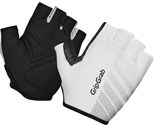 GripGrab Ride Einsteiger Kurzfinger Sommer Fahrradhandschuhe Gepolsterte Stoßdämpfende Fingerlose Radfahrer Handschuhe