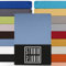 STUDIO Basic Spannbettlaken 100x200cm – Jersey-Spannbetttuch aus 100 % gekämmter Baumwolle – Mittelblau – Öko-Tex Zertifiziert, bügelfrei & elastisch – für Matratzen 15–25 cm