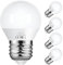 Vicloon Bombillas LED E27, 6W (Equivalente a 40W), Luz Blanca Cálida 3000K, 580LM, Lámpara G45, Ángulo 270°, No Regulable, Máxima Eficiencia y Bajo Consumo, Listada en CE, Pack de 5
