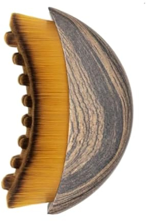 JchEnye Spazzola per il contorno linfatico del viso, spazzola per il viso, spazzola esfoliante, spazzola asciutta, spazzola monastica, spazzola asciutta, spazzola linfatica per il viso
