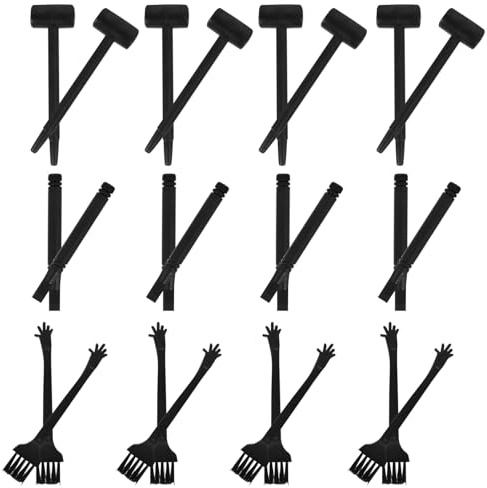 Abaodam Kit di Strumenti per Scavi Archeologici, Set da 10 Pezzi Martello, Scalpello e Spazzola, Kit Educativo per Scavo di Pietre Preziose e Fossili, Attività Didattica