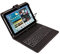 SILVERHT - Funda Universal con Teclado para Tablets de 9 a 11 Pulgadas. Teclado QWERTY en Español con Cable USB C. Incluye la Letra Ñ. Negro