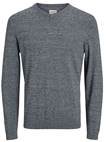 Jack & Jones herr Jjebasic Knit V-neck Noos Pullover