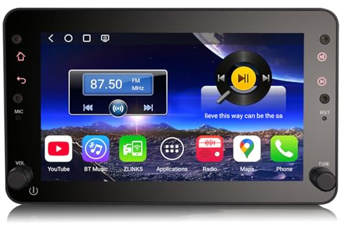 Erisin 8-Core Android 14 4GB+64GB GPS Navegación Estéreo de Automóvil para Alfa Romeo 159 Sportwagon Brera Spider 6.2 DVD Radio Coche IPS Pantalla CarPlay Android Auto Bluetooth 5.0 WiFi 4G Canbus