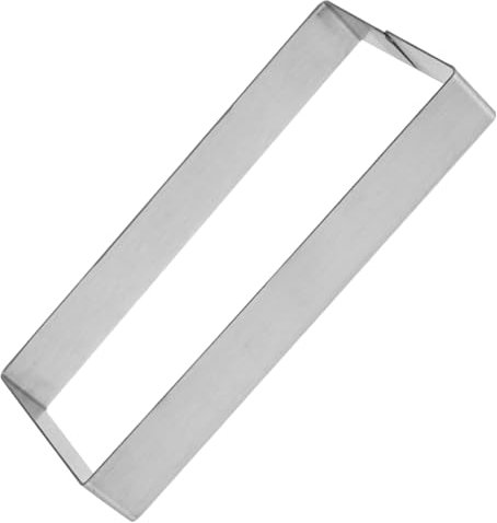 VINTORKY Rechteckiger Tortenring Aus Edelstahl Für Mousse Biskuitkuchen Obsttörtchen Und Backwerkzeug Für Zuhause Antihaft-backen Wiederverwendbares Multifunktionsmousse- Metalltörtchenring