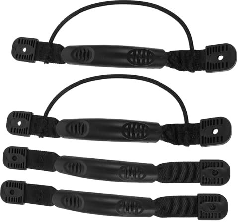 BELLIFFY 4stücke PVC Kunststoff Kajak Seitentragegriff Mit Elastischem Seil Robust rutschfest Handgerecht Leicht Zu Montieren Passend Für Kajaks Kanus Und Boote