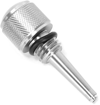 Ruimou 1 varilla de medición de aceite magnética plata 55201 M18-2.5 con arandela compatible con Yamaha EF2000iS EF1000iS, compatible con Powerhorse 42411