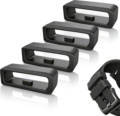 Anneaux de rechange sécurisés compatibles avec le bracelet de montre Garmin Forerunner - Anneaux de fixation en silicone