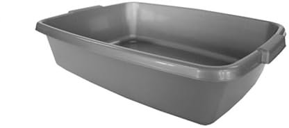 Neat Cat Litter Tray, Durable Standard Litter Box, Lightweight with Easy-Clean Design – Versatile Fit and Long-Lasting Performance, Great for Small & Large Cats, 40 x 30 x 10 cm, Pack of 1