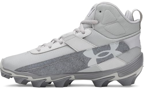 Under Armour Men's Harper 10 RM Baseball Cleats, (076) Baseball Gray/Titan Gray/Baseball Gray, 10, US