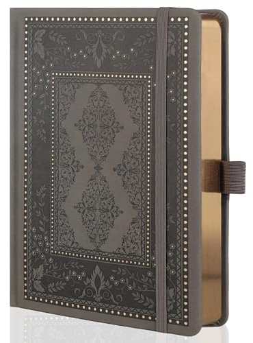 TIEFOSSI Dot Journals per donne e uomini, diari a pois per scrivere per donne, carta spessa 160 g/m², 190 pagine numerate, per l'organizzazione del planner