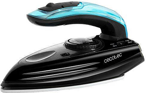 Cecotec fer à repasser GoForce 8000 Folding Titanium. 1200W. Pression vapeur max 53g/min, Câble 1,9m, Bivoltage 110/220V (Fast&Furious 4000)