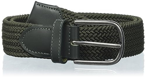 JACK & JONES Herren JACFALL Woven Belt Gürtel, Forest Night, 95