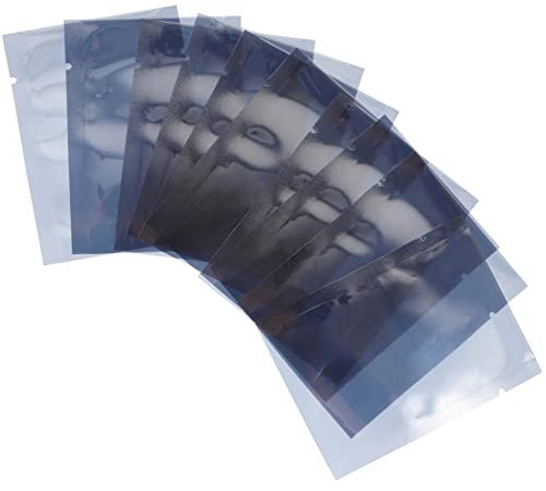 Tofficu 200 Stück Praktische Antistatische Esd Aufbewahrungstaschen 6 x 8cm Transparente Multifunktionale Verpackungsbeutel Für Elektronische Bauteile Und Zubehör