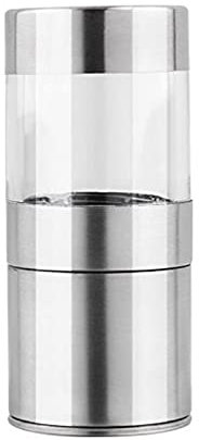 Pfeffermühle aus Edelstahl, manuelle Salz- und Pfeffermühle, tragbare Küchenmühle, Gewürzmühle, Küchenutensilien, Gewürzmühle, Saucenmühle, Pfeffermühle, Küchengewürzmühle (Messing)