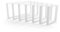 HEVVA Graz Lot de 2 pieds de meubles de 25 cm de haut, 20/25/30/35/40/45/50 cm, pour armoire, canapé, lit ou buffet, blancs