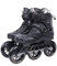 Inlineskates Für Erwachsene, Herren Damen, Professionelle Inline-Speed-Skates, 3 Räder 110 Mm Inline-Rollschuhe Für Erwachsene Den Außenbereich, Speed-Renn-Skates, Unisex , EU 42/UK 7/ 26CM,Black