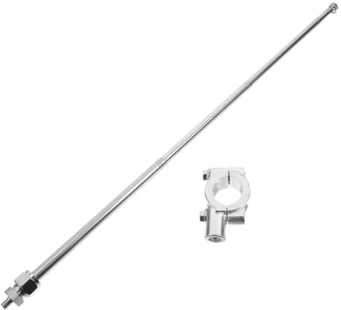 DOITOOL Mât de Drapeau de réglable en Aluminium Extensible pour vélo de Route, VTT, Tout-