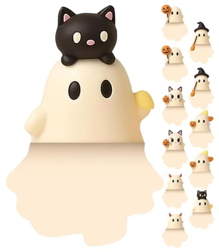 Figura Decorativa per Smartphone, Adesivi Decorativi 3D Per Cellulare, Design Autoadesivo 12 Pezzi Decorazione Superiore Carina Per Smartphone Tema Halloween Per Bambini Donne Uomini Regalo Per Calza
