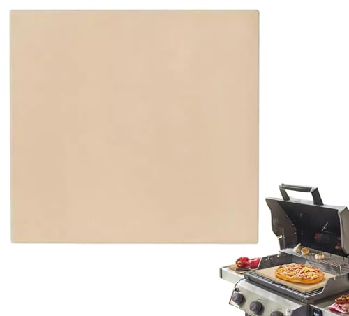 baabeash Pizza Stone for Oven | Baking Tray for Kitchen | Ceramic Pizza Stone for Cooking, Grilling, Baking, Bread, Indoors, Outdoors, Restaurant, Barbecue, Camping