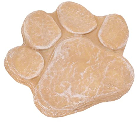 Dioche Stampa da 6 SDog Pawprint Pietra Commemorativa - Marcatore per Tomba di Cane Inciso Fai da Te - Monumento per Animali Resistente alle Intemperie per Giardino o Prato - Pietra Commemorativa