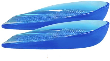 Plantillas ortopédicas, cojín corrector de silicona | 1 par de almohadillas de silicona para el talón para corrección de piernas - Cojín para el talón Inserciones de talón, plantillas correctoras