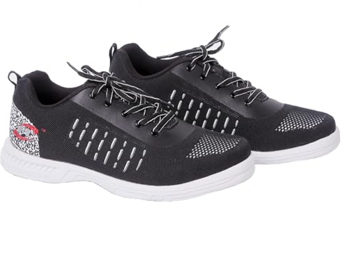 Wizeny Hommes Chaussures de Bowling légères Baskets de Bowling Antidérapantes Respirantes pour L'intérieur L'extérieur