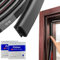 Dichtungsband Türdichtung Selbstklebend,HaustüR Gummidichtung Selbstklebend Wasserdicht,Schallschutz Fensterdichtung Abdichtungsband Anti Kollision,Door Seal Dichtungsgummi (10m,Schwarz)