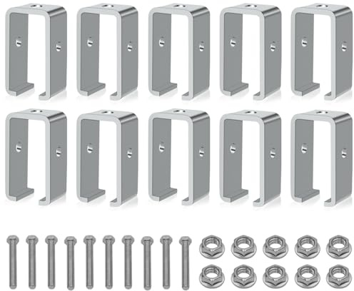 10 Pack Strut Channel Trolley Track Hanger Bracket for UNISTRUT P1834-EG 1-5/8 Intermediate Support Hange Bracket for All 1-5/8 Channel Trolley Track