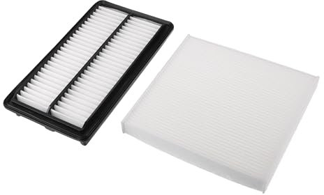 A ABSOPRO Motorenluftfilter, Kabinenluftfilter Set Nr. 172205J6A10/80292SDAA01 für ACURA MDX 2016-2020 Weiß, 1 Set