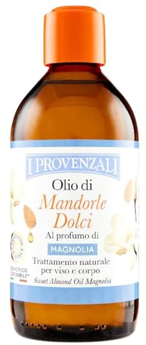 Olio Di Mandorle Dolci, Al Profumo Di MAGNOLIA. Trattamento Naturale Per Viso e Corpo 200ml