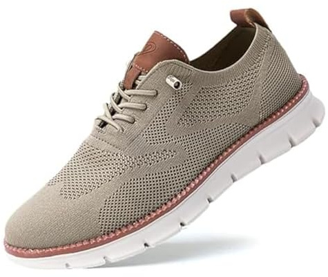Urban Ultra Comfortable Men's Mesh Sneakers, Zapatillas Hombre Verano Breathable Business Casual Walking Shoes