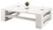 Lermowood Palettenmöbel Mp Couchtisch 120 x 80 x 30 cm Weiß | Europaletten Indoor und Outdoor Lounge Gartenmöbel Holz Gartenmöbel Set Lounge Möbel Terrasse Balkon Loft Stil Paletten