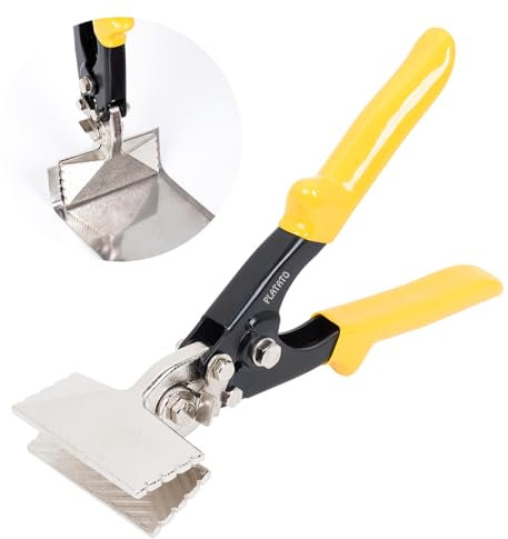 PLATATO 3 Inch Hand Seamers Sheet Metal Bender Tools for Bending, Seaming and Straightening 18-30 Gauge Sheet Metal, Duckbill Pliers for HVAC Work, Duct Work, DIY and Repair Projects