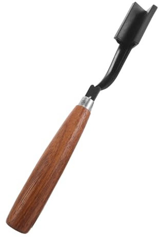 SUPVOX Couteau V pour Écorçage Arbres Outil de Retrait de Manche pour Caoutchouc Durabilité Exceptionnelle