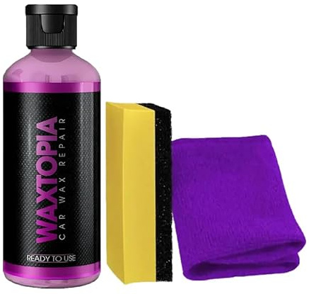 Waxtopia Quita Arañazos para Auto, 120 g de Crema Reparadora de Cera para Auto para Eliminar Arañazos Ligeros, Agente Reparador de Arañazos de Pintura, Elimina Defectos, para Todo Tipo de Vehículos