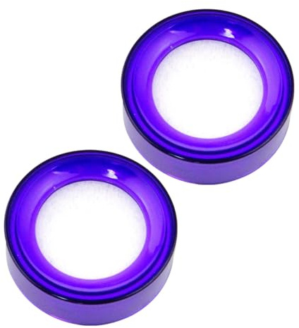 Gatuida Finger Moistener Sponge 2Pcs Purple Non-Slip Finger Wetting Device for Office Cash Handling and Paper Management