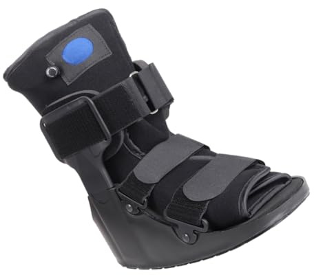 Ipetboom Rehabilitation Ankle Support Shoe with Inflatable Cushion, Low-cut Foot Stabilizer Boot for Post-surgery, Medical Ankle Fixed Brace for and Adults