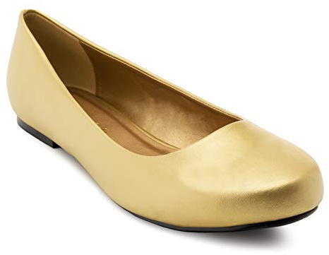Andrés Machado - Ballerines Classiques pour Femme - AM539 - Mariées- Ballerines à Talon Plat - Bout Arrondi - Grandes Pointures du 42 au 46