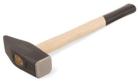 Schlosserhammer 1500 g 1,5 kg Hammer Werkstatthammer mit Holzstiel