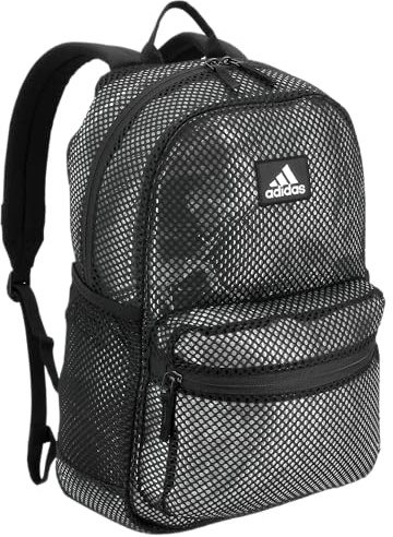 Hermosa Mesh Backpack, see-through transparent festival beach book bag
