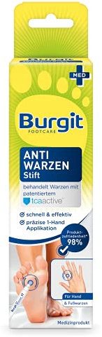 Burgit · Anti Warzen Stift (2ml) · Gegen Warzen · Warzenbehandlung · Einfach & effektiv · Für gemeine Warzen an Hände & Füßen