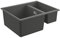 Grohe K500 Kompositspüle granit grau 31648AT0 55,5 x 46 cm