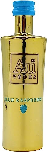 Au Vodka Blue Raspberry Miniature (1)