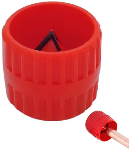 2 in 1 Kupferrohr Rohre Entgrater,Entgrater,PE Rohrentgrater,Rohrentgrater,Kupferrohr Entgrater,Deburring Tool,Rohr Entgrater,Rohrentgrater Kunststoffrohr,für Innen und Außen 5-38 mm(1 Stück)