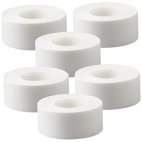 AKOOSY 6 Pezzi di Protettori per Colletto Adesivi Monouso Non Tessuto Bianco Assorbenti Antisudore per Camicie, per Protezione Colletto e Abbigliamento