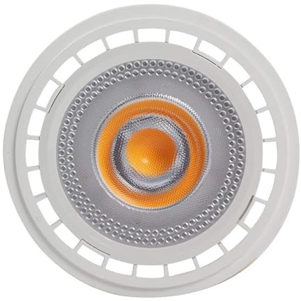 YXZKJZJ 1PC Lampadina a riflettore LED dimmerabile 12W Alluminio AR111 Faretto G53 Faretto dimmerabile Riflettore Lampade per interni ed esterni(Warm White,G53)
