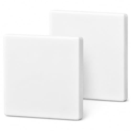 2 Stück Blindabdeckung Unterputz 86 x 86 mm–Blindabdeckung Steckdosen Abdeckung für ungenutzte Steckdosen oder Schalter–Weiß, passgenau & langlebig,einfache Montage für Zuhause & Büro